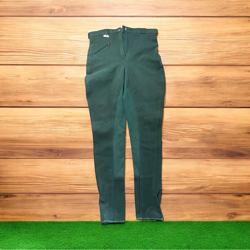 Dublin Women’s Equestrian Riding Pants Forest Green Color, Size 32 Long